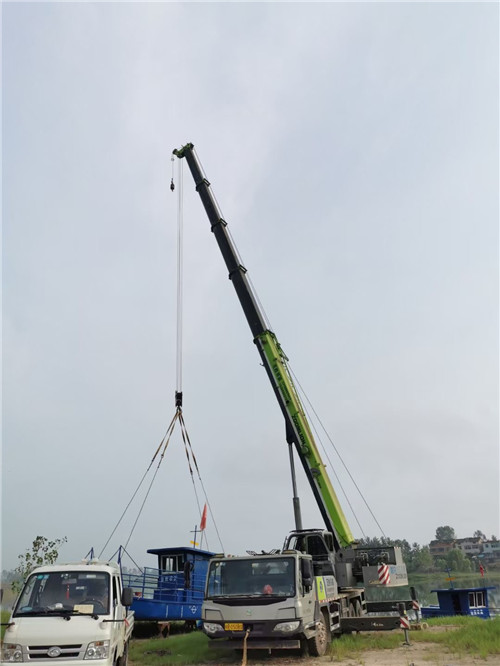 吴起县桥梁建设吊装案例